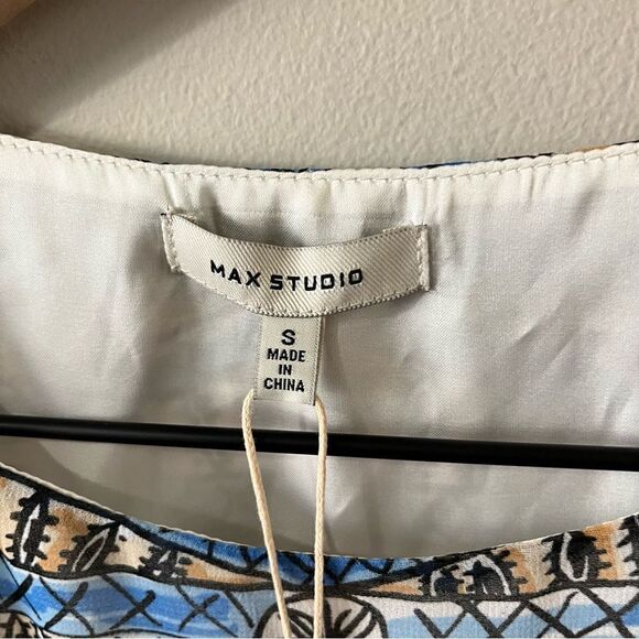 Max Studio Printed Shirt Dress - Picture 6 of 9